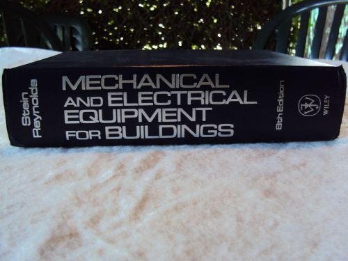 MECHANICAL and ELECTRICAL EQUIPMENT for BUILDINGS