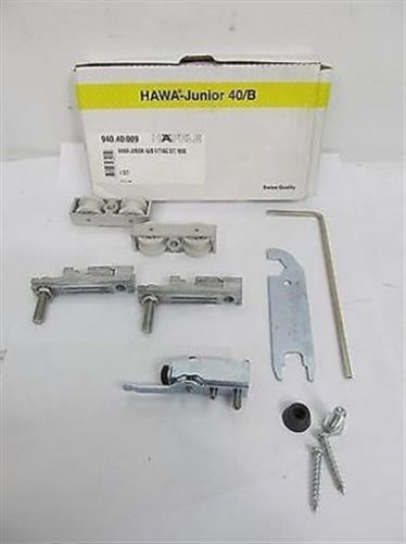 HAWA, HAFELE 940.40.009, Fitting Set for Single 88 lb Sliding Door - Junior 40/B