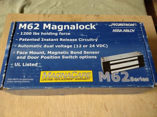 Securitron m62 magnalock 12 24 vdc 1200lb mag lock access control for sale
