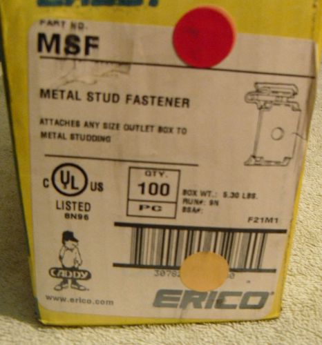 Erico caddy msf metal stud fastener   100pcs. for sale