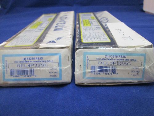 Lot of 2 Advance Standard REL-3P32-SC Instant Start Electronic Ballasts (3)&amp;(4)