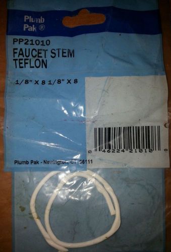 Plumb pak, faucet stem teflon,  part #  pp21010, 1/8&#034; inch by 8&#034; newington, ct. for sale
