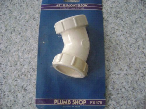 45 degree elbow. 1-1/2&#034; x 1-1/2&#034; double slip-joint coupling elbow for sale