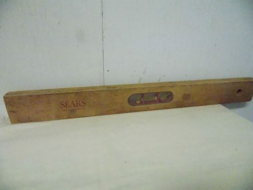 Vintage Sears Rosebuck and Co Wooden Level 1 x 2 1/2 Board