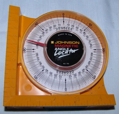 Johnson Level 700 Magnetic Protractor And Angle Locator-MAGNETIC ANGLE LOCATOR