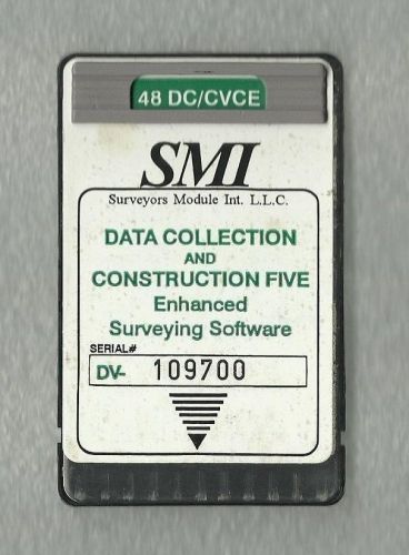 SMI Data Collection &amp; Construction 5 Card for HP 48GX Calculator