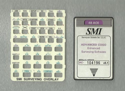 SMI ACE Advanced COGO Card for HP 48GX Calculator