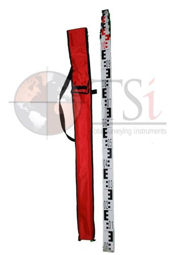 5 Meter Aluminum Level Rod with Rod Bubble and Bag For Survey Constractor