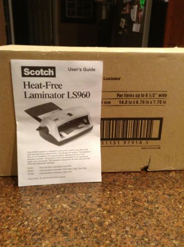 Scotch Heat-Free Laminator Ls960