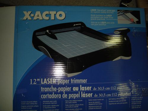 X-ACTO 12&#034; LASER PAPER TRIMMER Cutter BNIB Art Craft Scrapbooking 26234 xacto