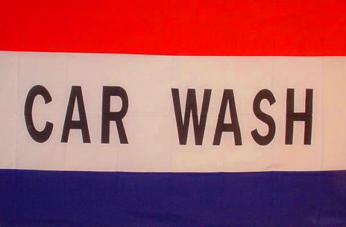 New 3x5ft car wash flag banner sign for sale