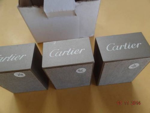 CARTIER 3 AUTHENTIC WATCH STORE DISPLAY STANDS IN PACKAGE NEW CONDITION!