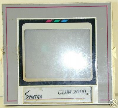 (2) symtra cdm2000 series monitors - 3&#034; x 4&#034; display for sale