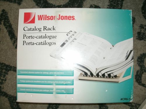 ACCO Wilson Jones 6 Catalog Rack Set - CR6-15 METAL HOLDER - FREE SHIPPING!