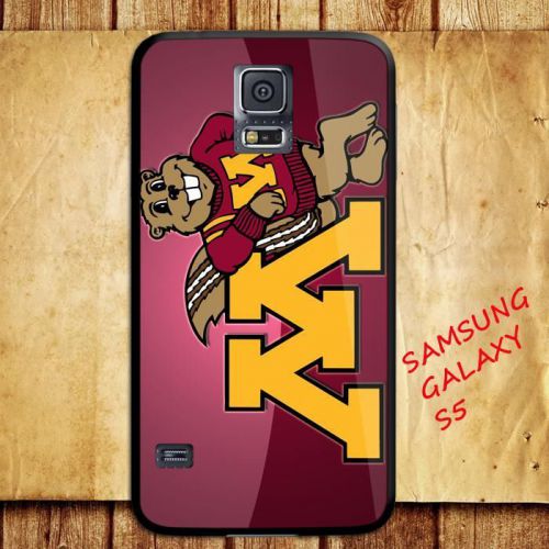 iPhone and Samsung Galaxy - Minnesota Golden Gophers Mascot Logo - Case
