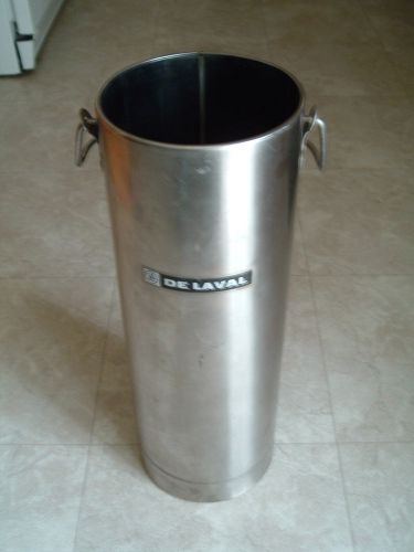 Delaval stainless steel moisture trap milk can milker bucket pail bulk tank