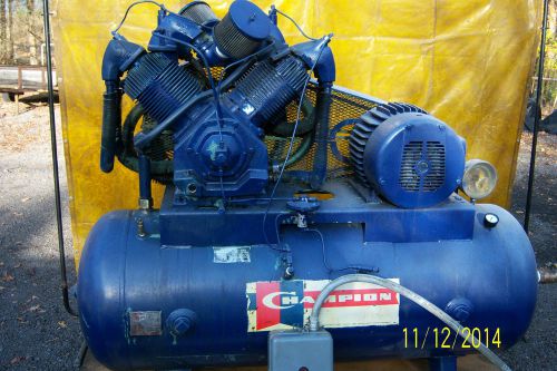 20-Horse power Champion air compressor,Four cylinder, Two stage, 120-Gallon