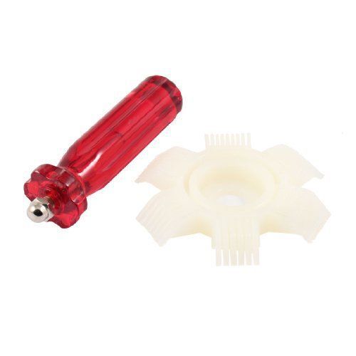 Air Conditioner Radiator Condensor Coil Fin Straightener Red Clear