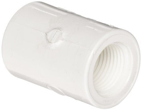 NEW Spears 435 Series PVC Pipe Fitting  Adapter  Schedule 40  White  2&#034; Socket x