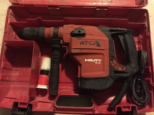 Hilti te56 rotary hammer drill good working tested w/ 4 bits made in germany! for sale