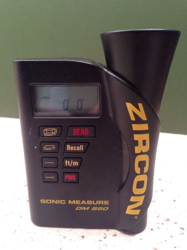 Zircon DMS50 Ultrasonic Measuring Measure Tape Tool Garage Home Office Used
