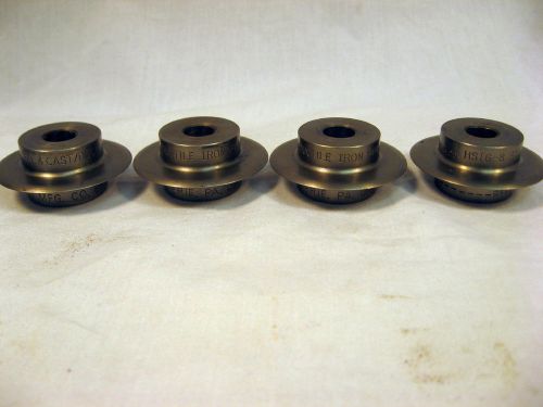 Reed 03507 (4) Hardened Steel HSI6-8 Wheels Fits SDT-H6 &amp; SDT-H8 Pipe Cutter