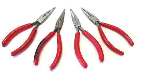 4 Each Snap On Needle Nose Pliers 95BCP