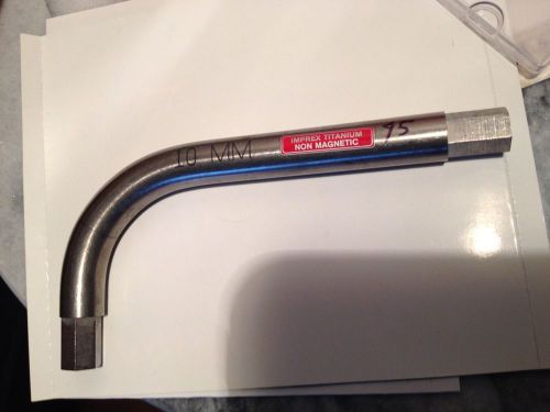 Imprex 10mm Allen wrench duel headed, titanium and used for Non-Magnetic, MRI ok