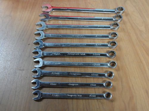 SNAP-ON, METRIC, COMBO WRENCH SET, (10) OEX SERIES