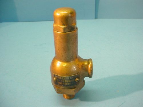 Vintage LUNKENHEIMER 50 Lbs. PRESSURE VALVE Fig No. 658