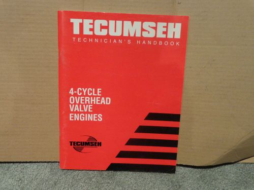 Techmseh Engines Technician&#039;s Handbook Manual 4-Cycle OHV 1998 Education Tools