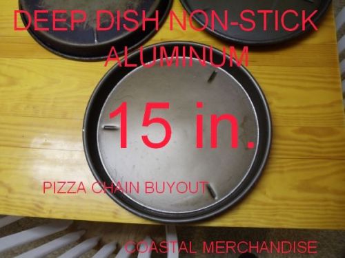 15 inch deep dish pizza pan non stick finish buyout kalon finish aluminum pan for sale