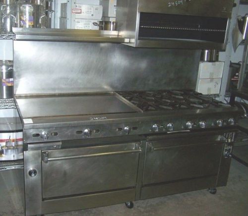 Jade range w/ griddle &amp; 6 burners; standard &amp; convection ovens, cheesemelter for sale