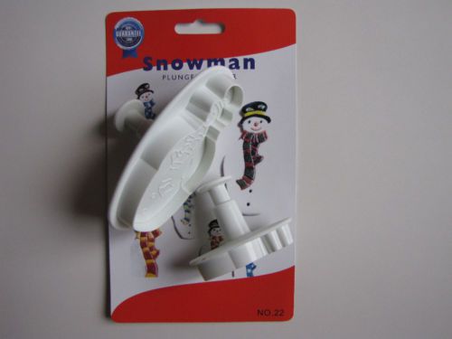 CHRISTMAS SALE! 2pcs SET PLUNGER CUTTER SNOWMEN