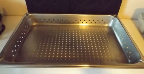 2 1/2&#034; perforated full size steam table pan
