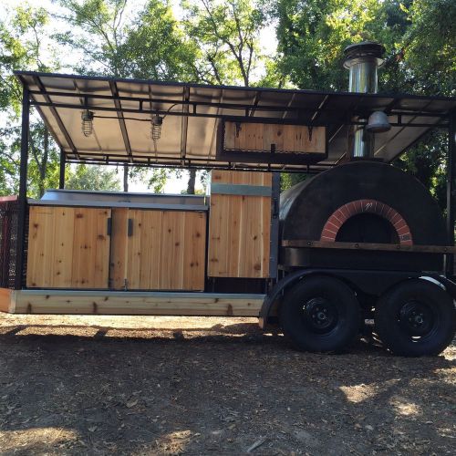 Mobile pizza trailer food truck for sale