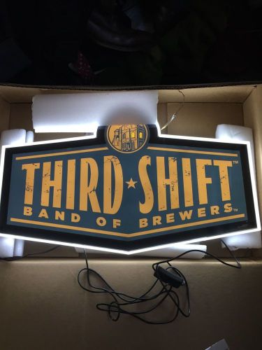 Third Shift Band Of Brewers LED Illuminated Sign