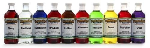 New hawaiian shaved ice - snow cone syrups - 10 flavor pack for sale