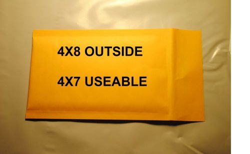 20 count  Self Seal Small Bubble Mailer Size # 000 4x8  4X7 usable E-LITE BRAND