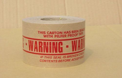 Gummed tape*reinforced*10 rolls*450 ft 36.00 a case printed warning tape ! patco for sale