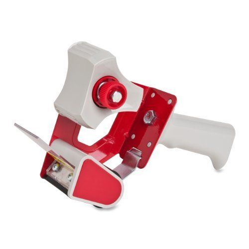 Handheld Tape Dispenser  Holds 3-Inch Core Tapes  Red/Gray