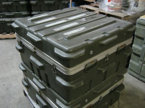 Thermodyne shock stop 38x36x20 single lid hard plastic shipping storage case w d for sale