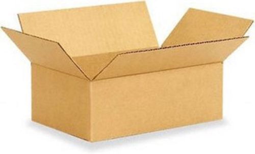 8 X 6 X 4&#034; CORRUGATED FLAT CARDBOARD BOXES LOT OF 25!! SHIPPING, PACKING!! NEW!!