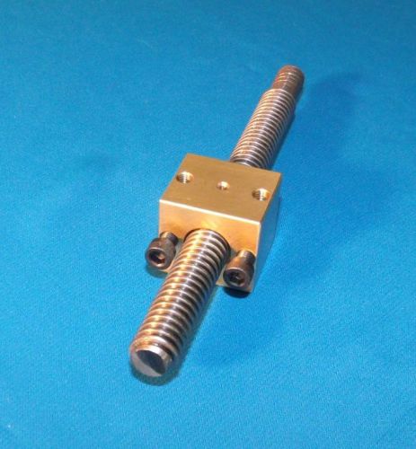 1/2-10 acme brass nut block for right hand acme threaded rod single start cnc for sale