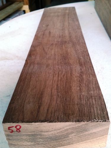 Thick 8/4 black walnut board 25.5 x 5 x 2in. wood lumber (sku:#l-58) for sale