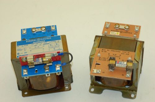 Ge 9t58b51, 0.75 kva &amp; 9t55y50g2, 0.50 kva transformers - lot of 2 for sale