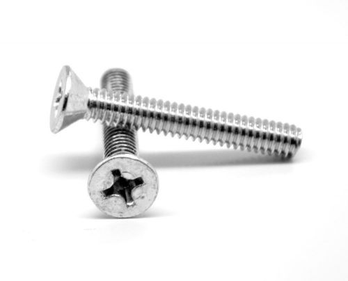 1/4-20x2 machine screw phillips flat hd unc stainless steel pk 25 for sale