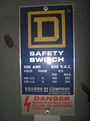Safety Switches -30 amps - 600 volts - Used