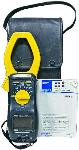 Yokogawa 2343-02 clamp-on tester w/ carry case and manual for sale
