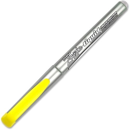 Zebra Pen Z-HL Highlighter - Chisel Marker - Yellow Ink -12/Pack - ZEB77050